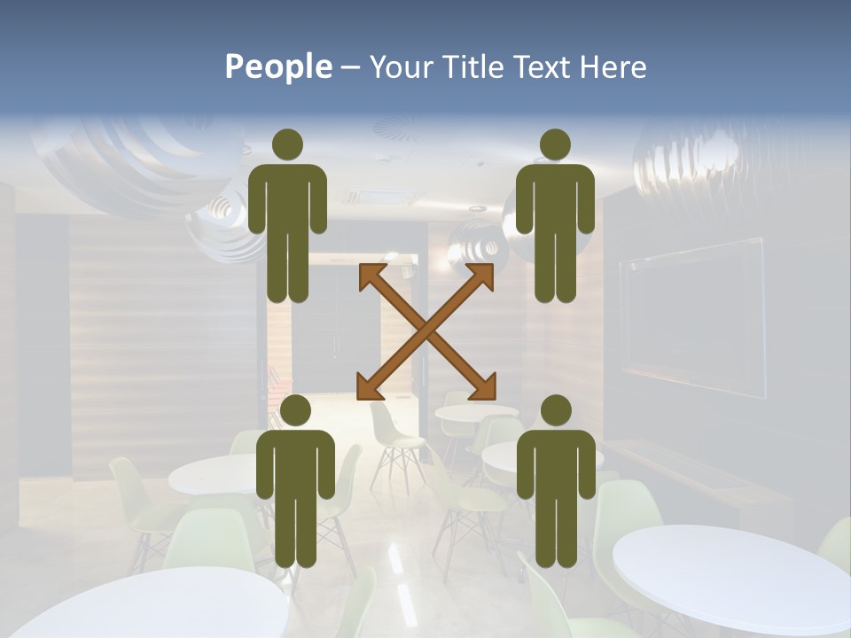 Contemporary Chair Empty PowerPoint Template