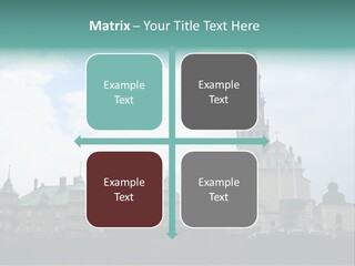 Europe Steeple Hill PowerPoint Template