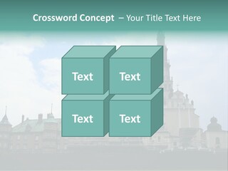 Europe Steeple Hill PowerPoint Template