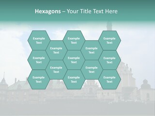 Europe Steeple Hill PowerPoint Template