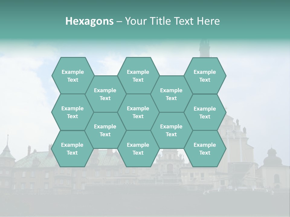 Europe Steeple Hill PowerPoint Template