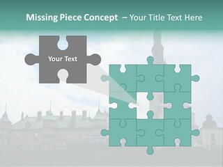 Europe Steeple Hill PowerPoint Template