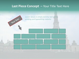 Europe Steeple Hill PowerPoint Template