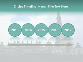 Europe Steeple Hill PowerPoint Template