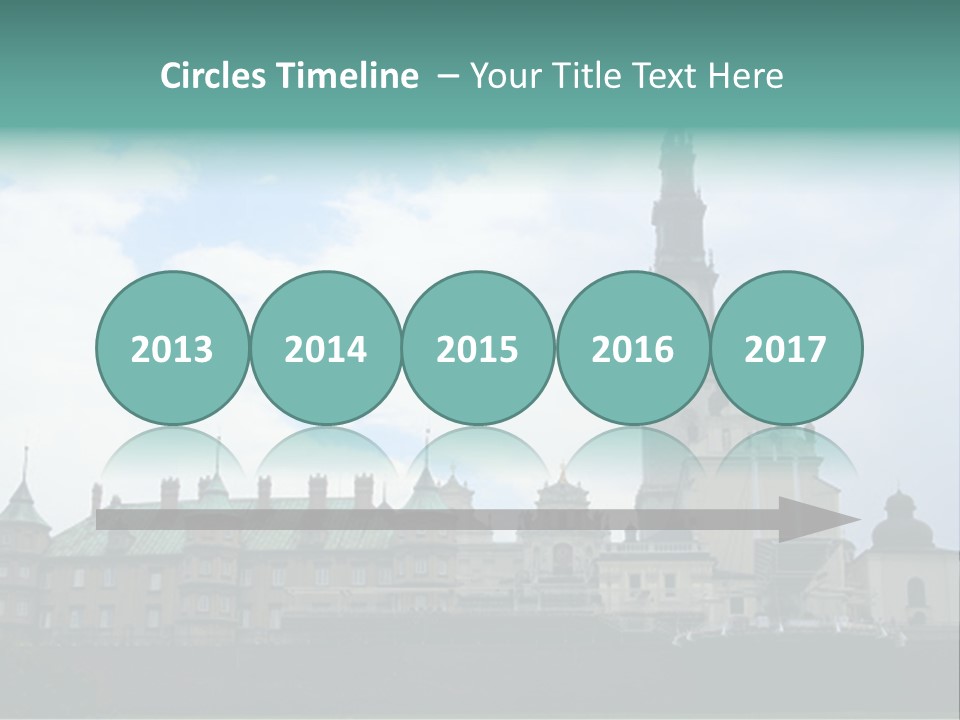 Europe Steeple Hill PowerPoint Template