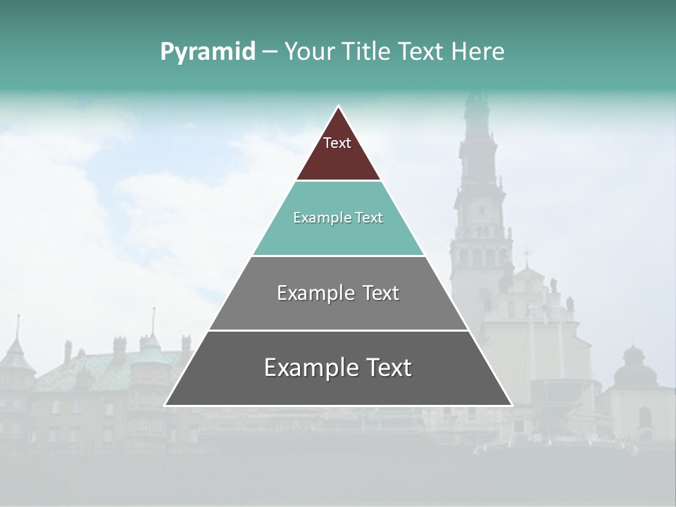 Europe Steeple Hill PowerPoint Template