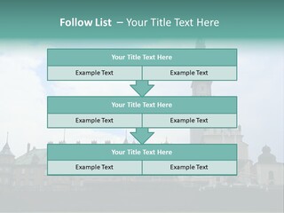 Europe Steeple Hill PowerPoint Template