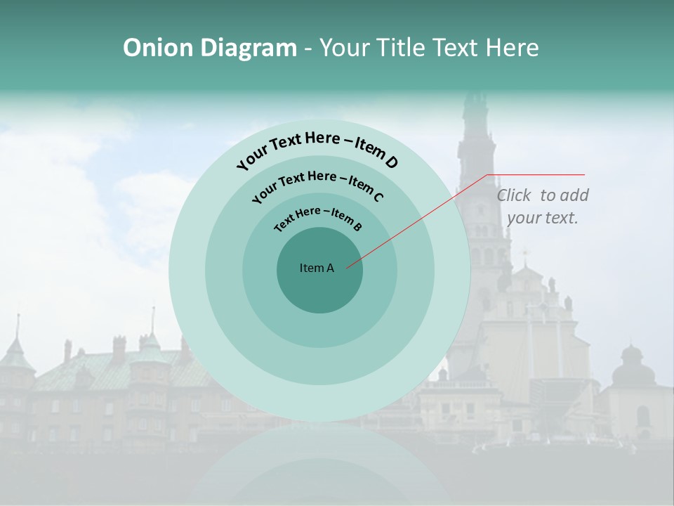 Europe Steeple Hill PowerPoint Template