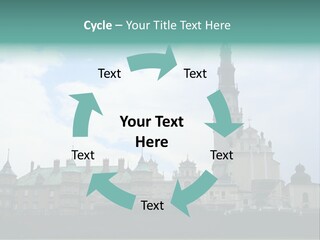 Europe Steeple Hill PowerPoint Template