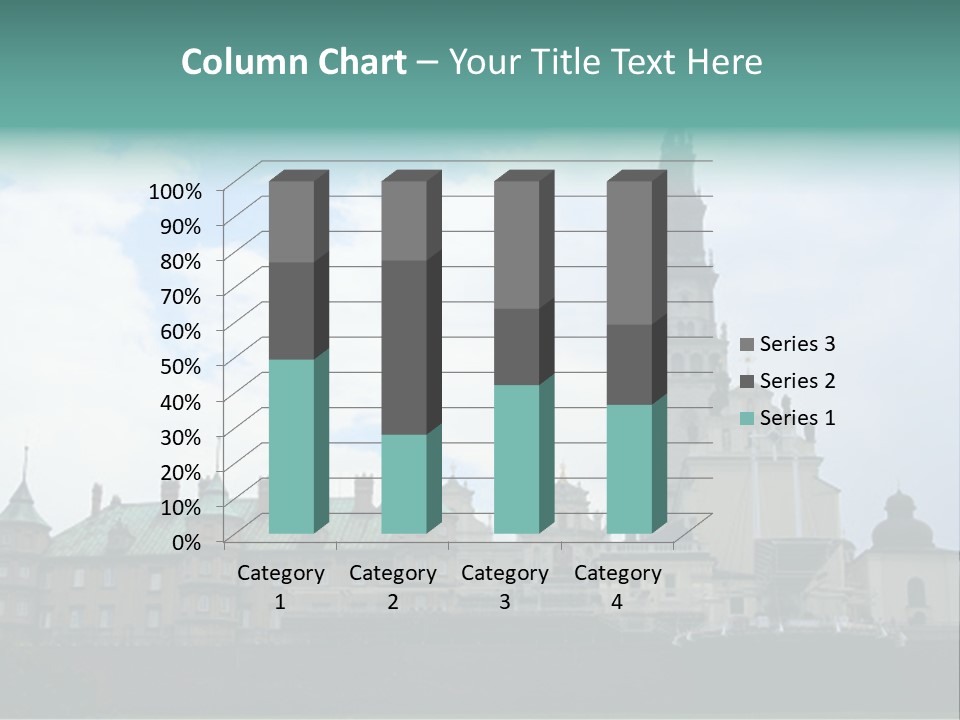 Europe Steeple Hill PowerPoint Template
