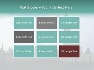 Europe Steeple Hill PowerPoint Template