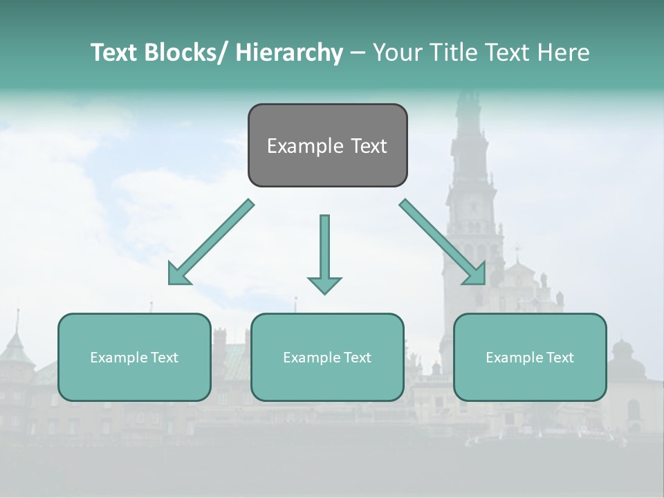 Europe Steeple Hill PowerPoint Template