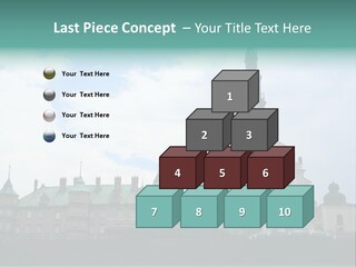 Europe Steeple Hill PowerPoint Template