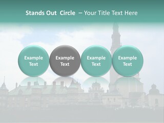 Europe Steeple Hill PowerPoint Template