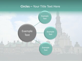 Europe Steeple Hill PowerPoint Template