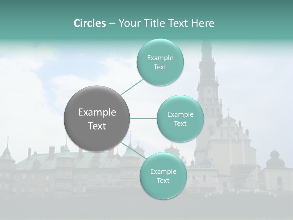 Europe Steeple Hill PowerPoint Template