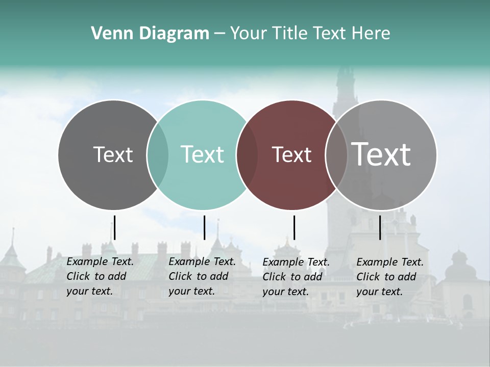 Europe Steeple Hill PowerPoint Template