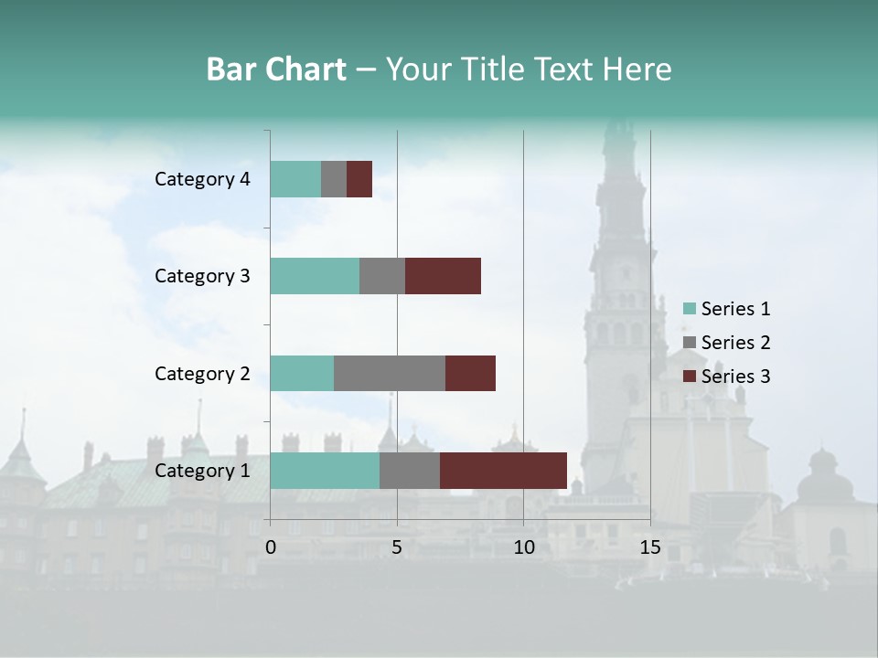 Europe Steeple Hill PowerPoint Template