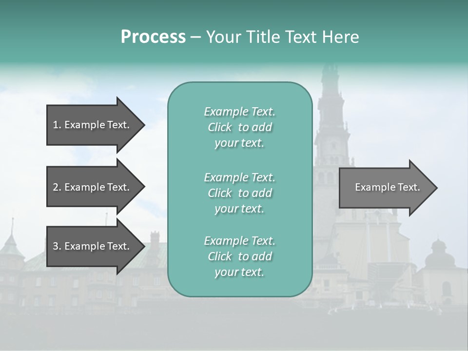 Europe Steeple Hill PowerPoint Template