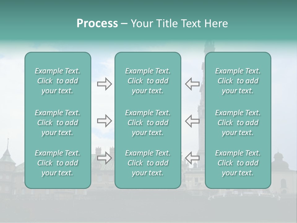 Europe Steeple Hill PowerPoint Template