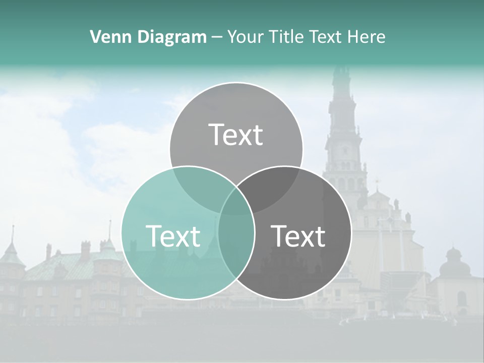 Europe Steeple Hill PowerPoint Template