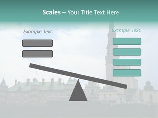 Europe Steeple Hill PowerPoint Template