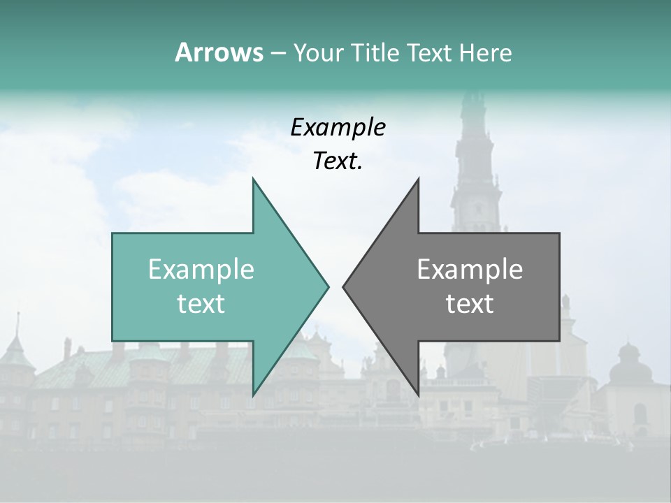 Europe Steeple Hill PowerPoint Template