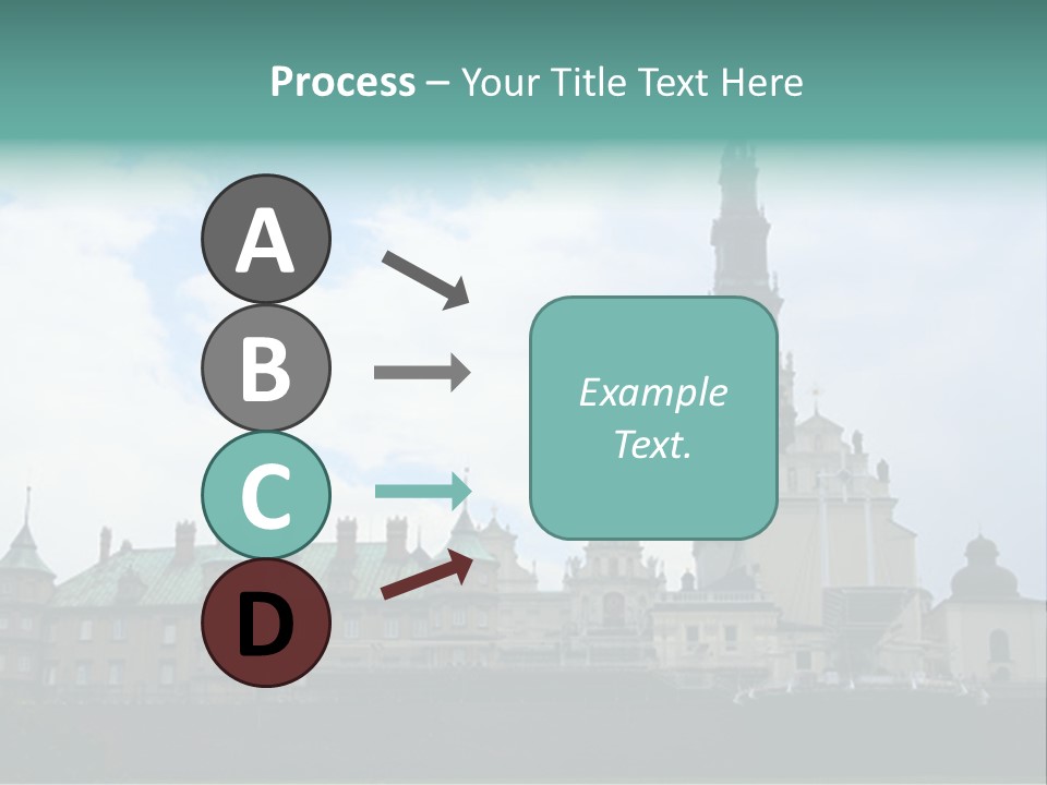 Europe Steeple Hill PowerPoint Template