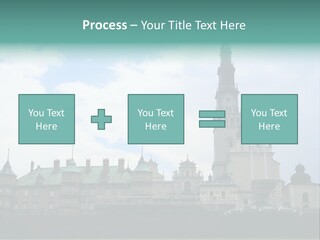 Europe Steeple Hill PowerPoint Template