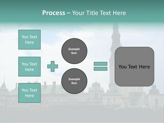 Europe Steeple Hill PowerPoint Template