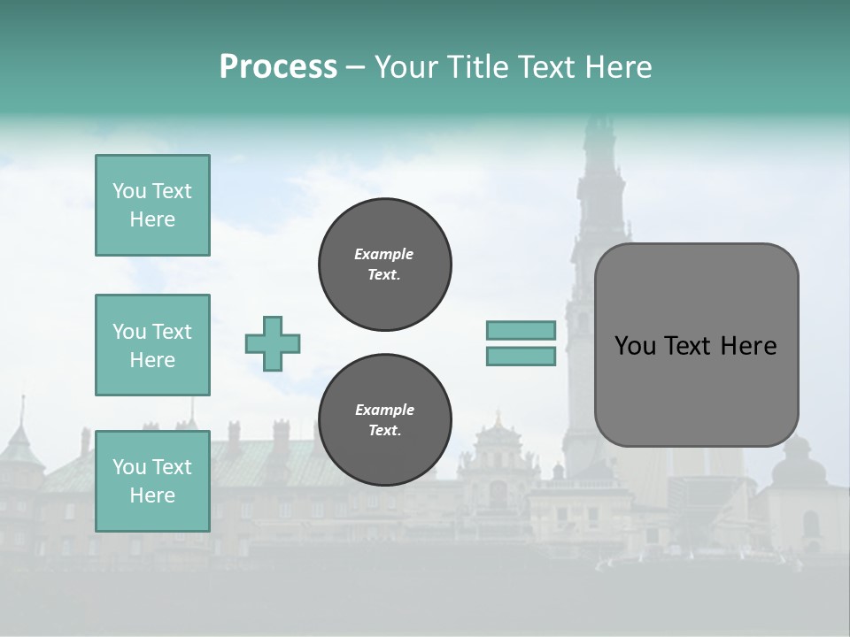Europe Steeple Hill PowerPoint Template