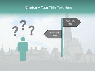 Europe Steeple Hill PowerPoint Template