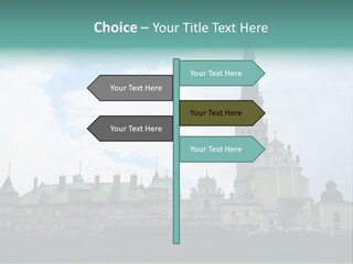 Europe Steeple Hill PowerPoint Template