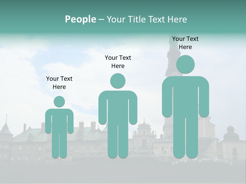 Europe Steeple Hill PowerPoint Template