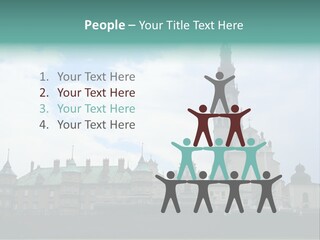 Europe Steeple Hill PowerPoint Template