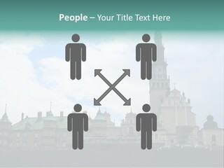 Europe Steeple Hill PowerPoint Template