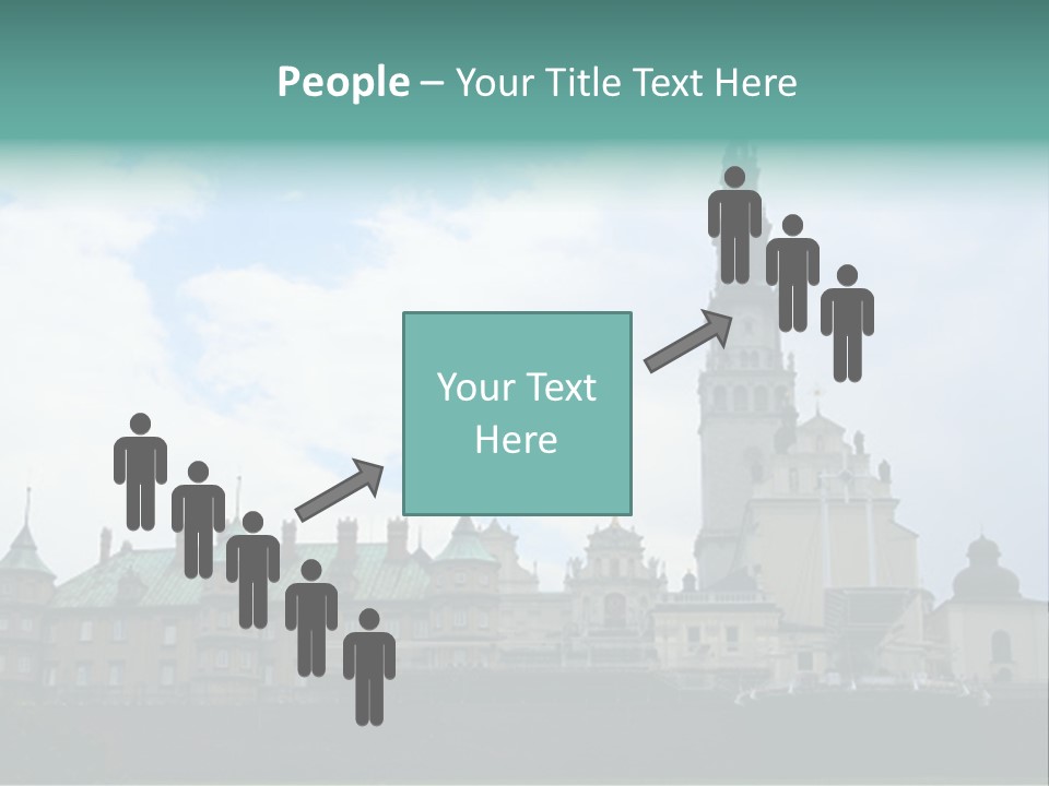 Europe Steeple Hill PowerPoint Template