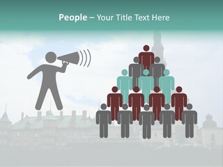 Europe Steeple Hill PowerPoint Template