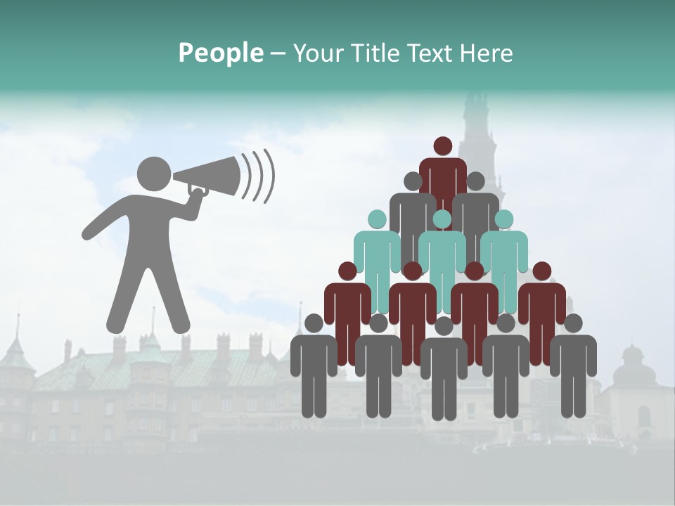Europe Steeple Hill PowerPoint Template