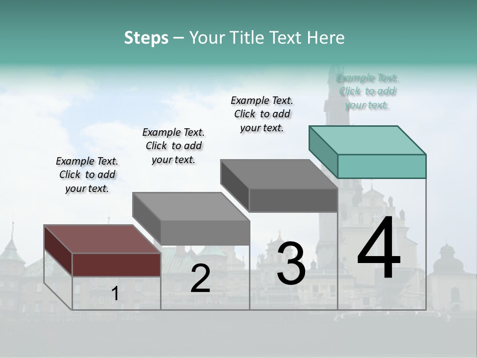 Europe Steeple Hill PowerPoint Template