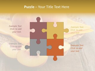 Crop Fruit Yellow PowerPoint Template
