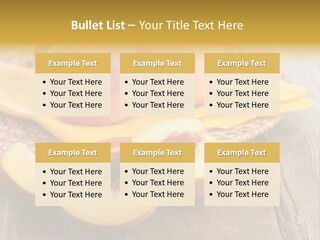 Crop Fruit Yellow PowerPoint Template