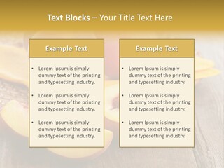 Crop Fruit Yellow PowerPoint Template