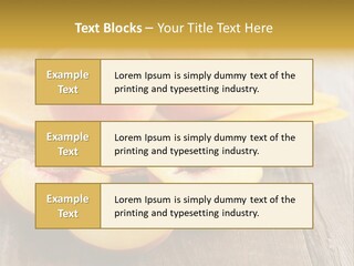 Crop Fruit Yellow PowerPoint Template