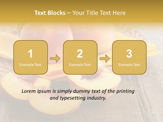 Crop Fruit Yellow PowerPoint Template