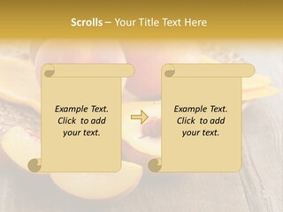 Crop Fruit Yellow PowerPoint Template