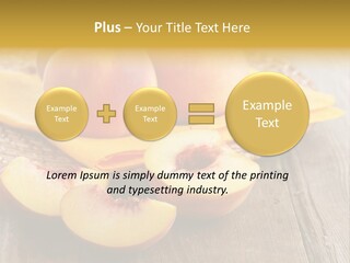 Crop Fruit Yellow PowerPoint Template