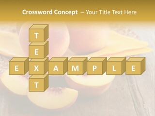 Crop Fruit Yellow PowerPoint Template