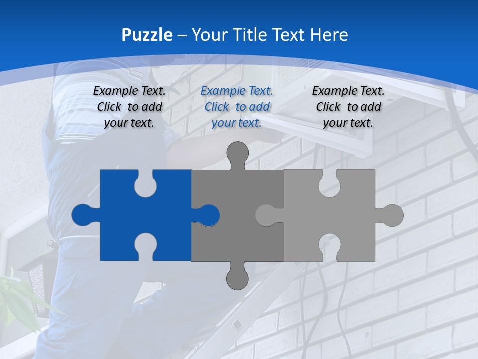 Workmen Construction Conditioners PowerPoint Template