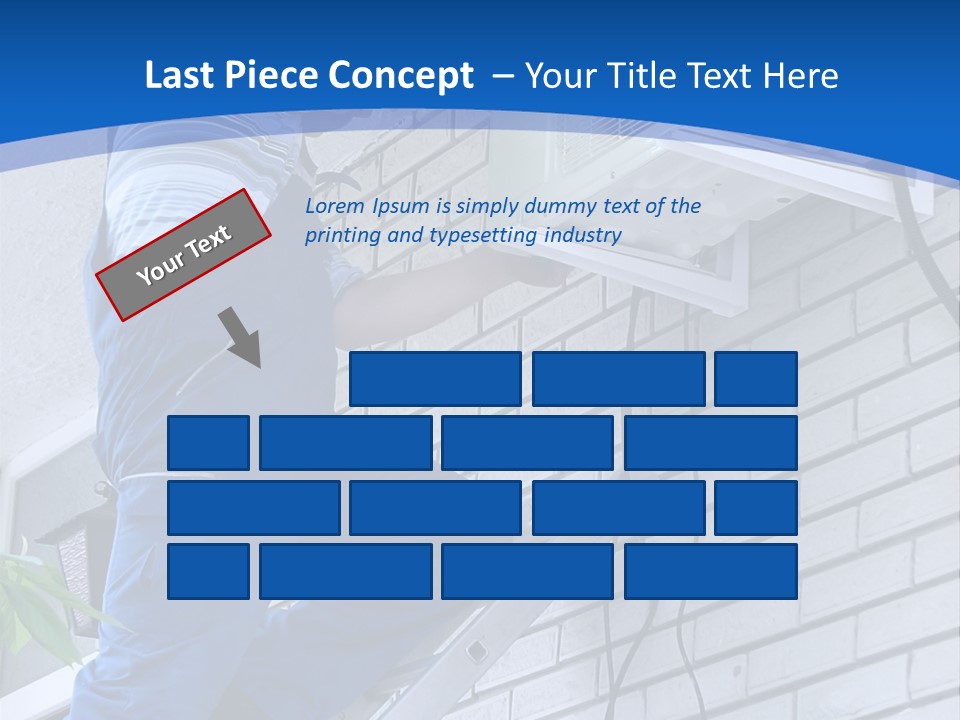 Workmen Construction Conditioners PowerPoint Template